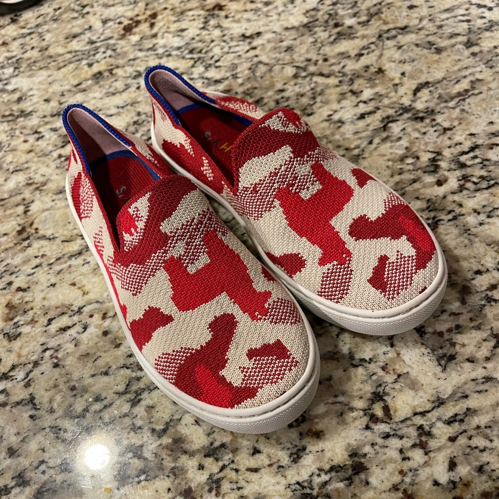 EUC Rothy’s Red Lama